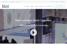 Tablet Screenshot of bizx.com